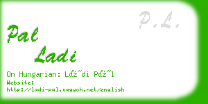pal ladi business card